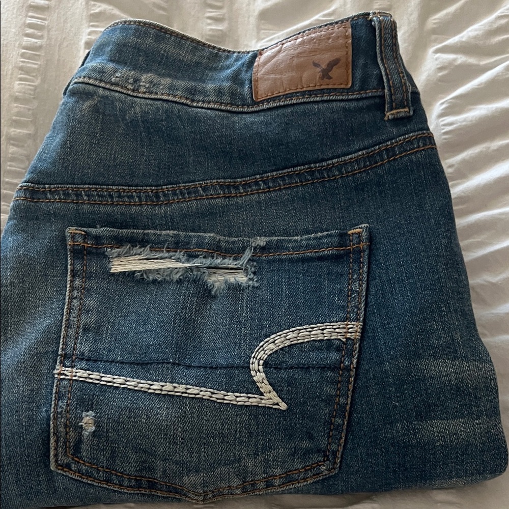 American Eagle Outfitters Blue Boyfriend Jeans